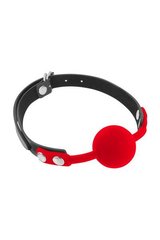 купити Класичний кляп з силіконовою кулькою Fetish Tentation Silicone Gag Ball SO3734 фото