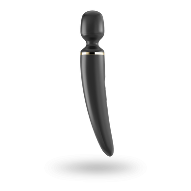 купить Вібромасажер Satisfyer Wand-er Woman (Black/Gold), водонепроникний, потужний, розмір XXL SO3456 фото