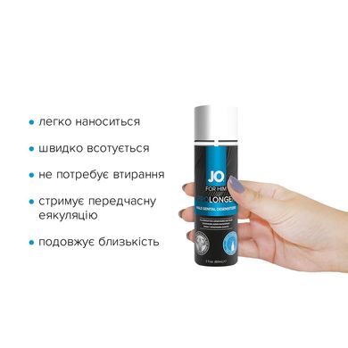 купити Пролонгувальний спрей System JO Prolonger Spray with Benzocaine (60 мл) не містить мінеральних масел SO1832 фото