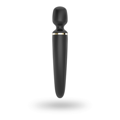 купить Вібромасажер Satisfyer Wand-er Woman (Black/Gold), водонепроникний, потужний, розмір XXL SO3456 фото